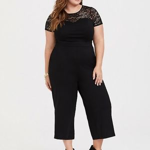 Torrid Premium Ponte Culotte Jumpsuit